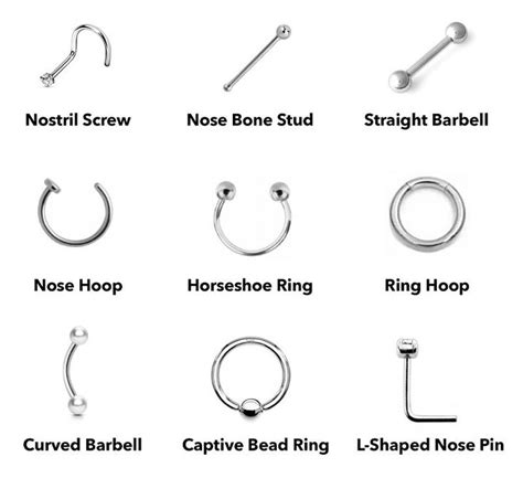 should i get a nose ring or stud|nostril piercing jewelry types.